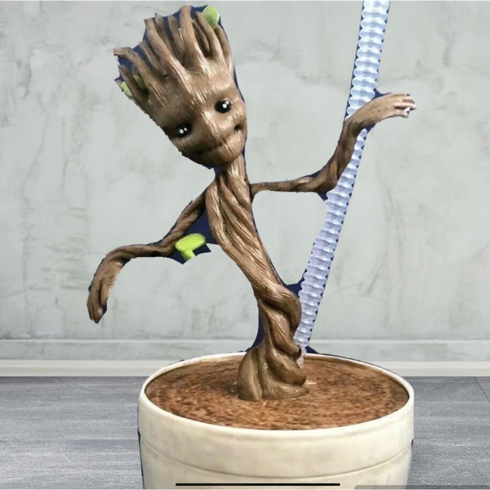 Guardians of The Galaxy  I AM Baby Groot Cup w/Straw  NEW